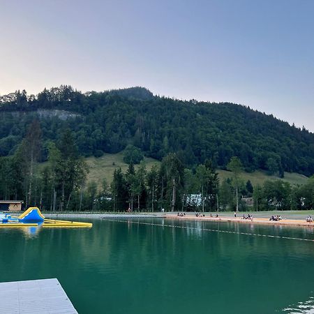 Studio face aux pistes Praz-sur-Arly Extérieur photo
