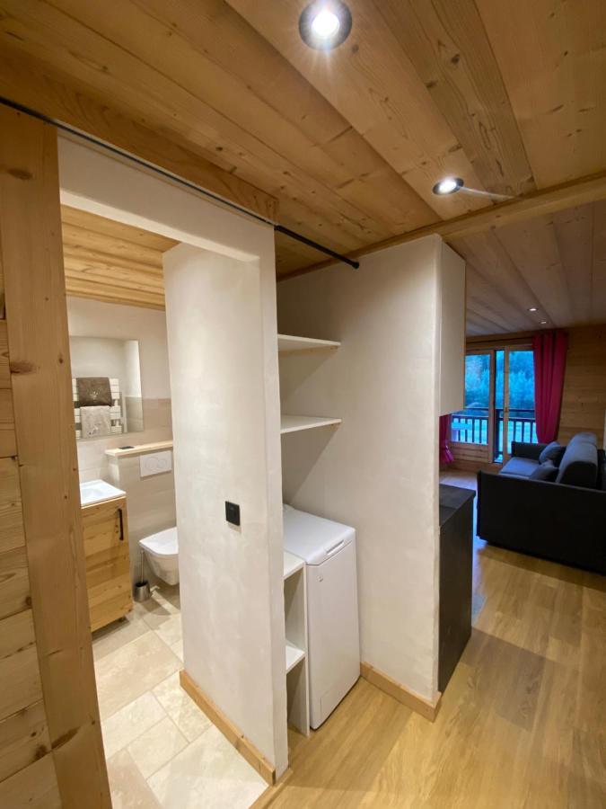 Studio face aux pistes Praz-sur-Arly Extérieur photo