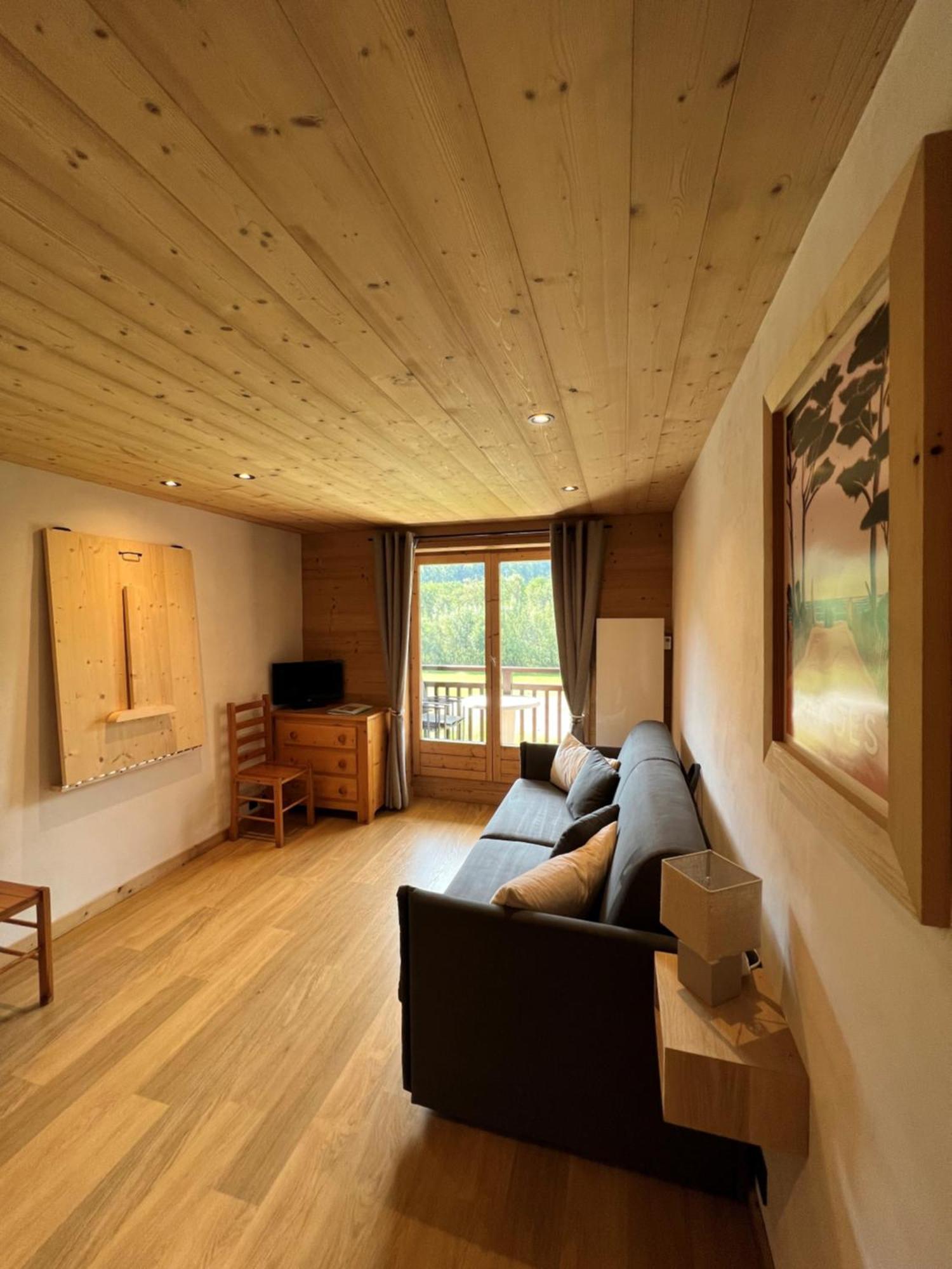 Studio face aux pistes Praz-sur-Arly Extérieur photo