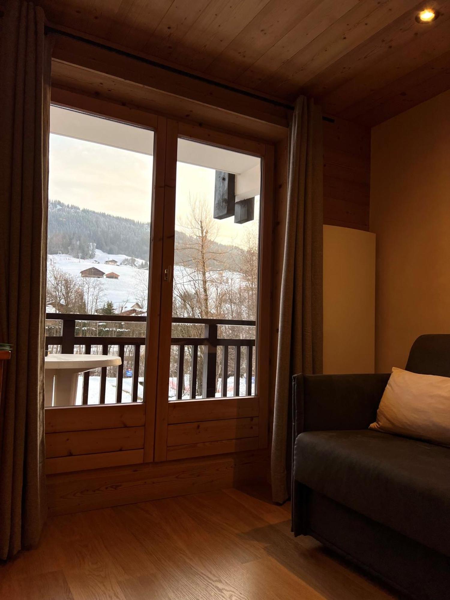 Studio face aux pistes Praz-sur-Arly Extérieur photo